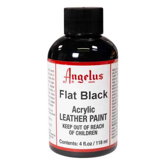 ANGELUS Flat Black leather paint