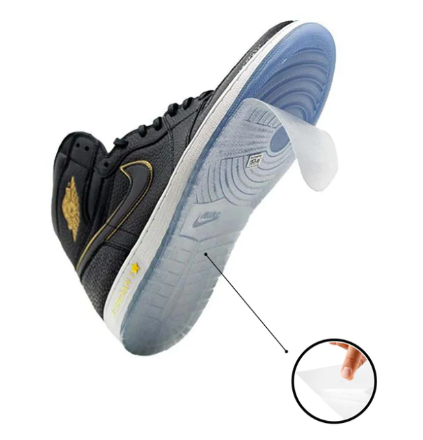 Sole Protector sneaker protective film with anti-slip technology