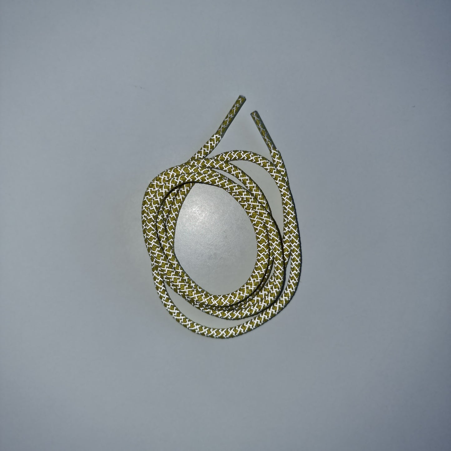 Round Reflective Yellow laces 100cm