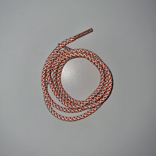 Round Reflective Orange laces 100cm