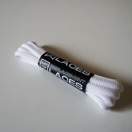 Replacement Laces Semi Round White