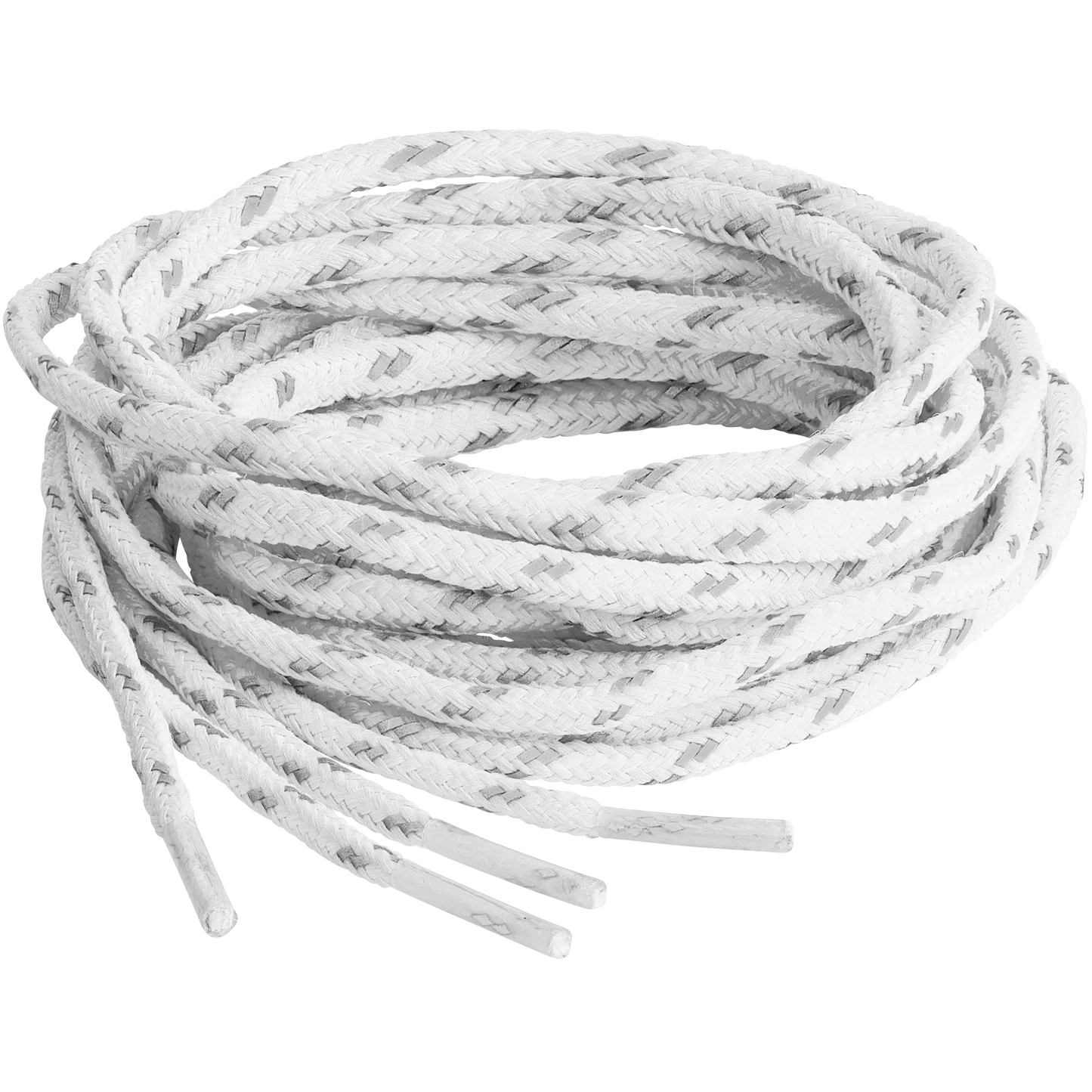 SPRINGYARD Round Reflective 4.0 White laces 137cm