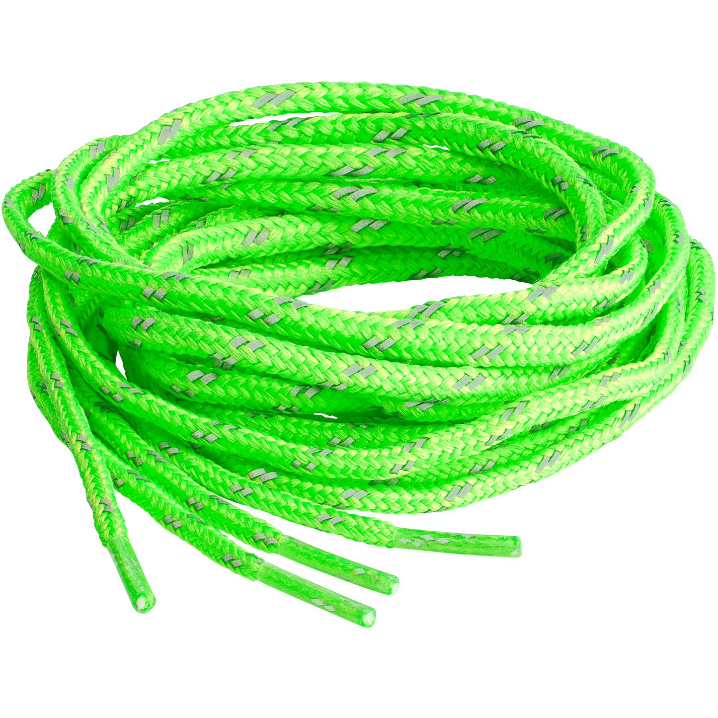 SPRINGYARD Round Reflective 4.0 Neon green laces 137cm