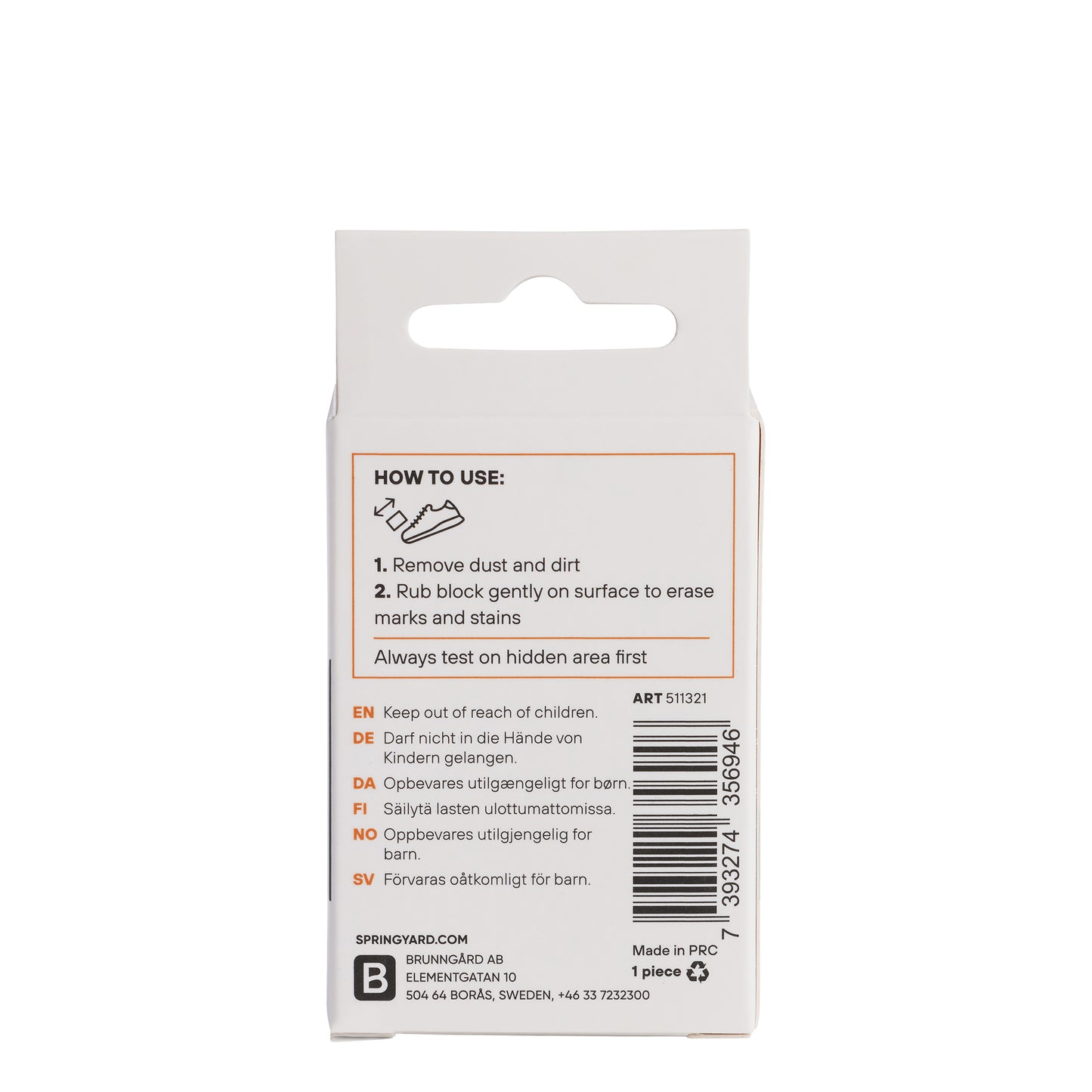 SPRINGYARD Quick Cleaning Block