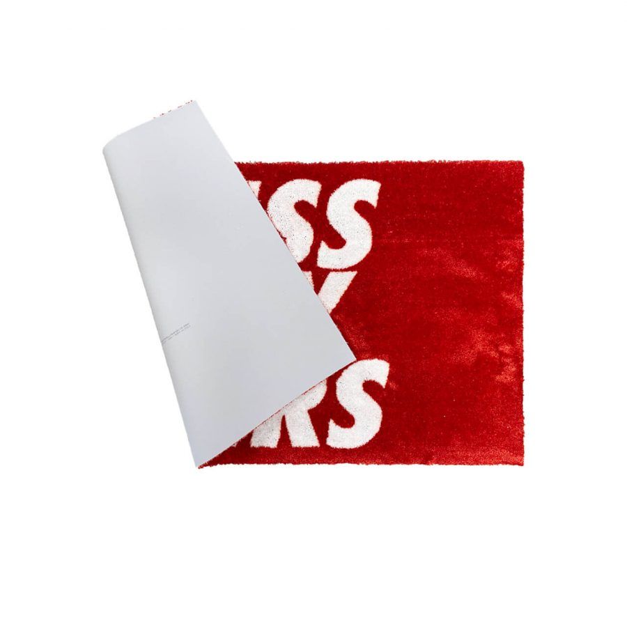 Sneaker Floor Mat KISS MY AIRS - red