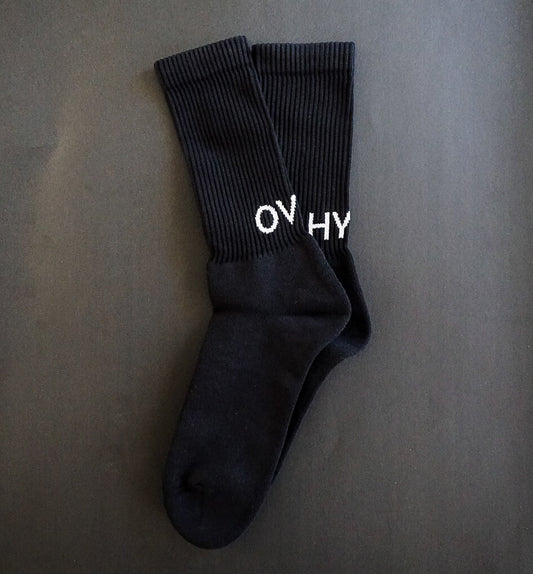 OVERHYPE socks black