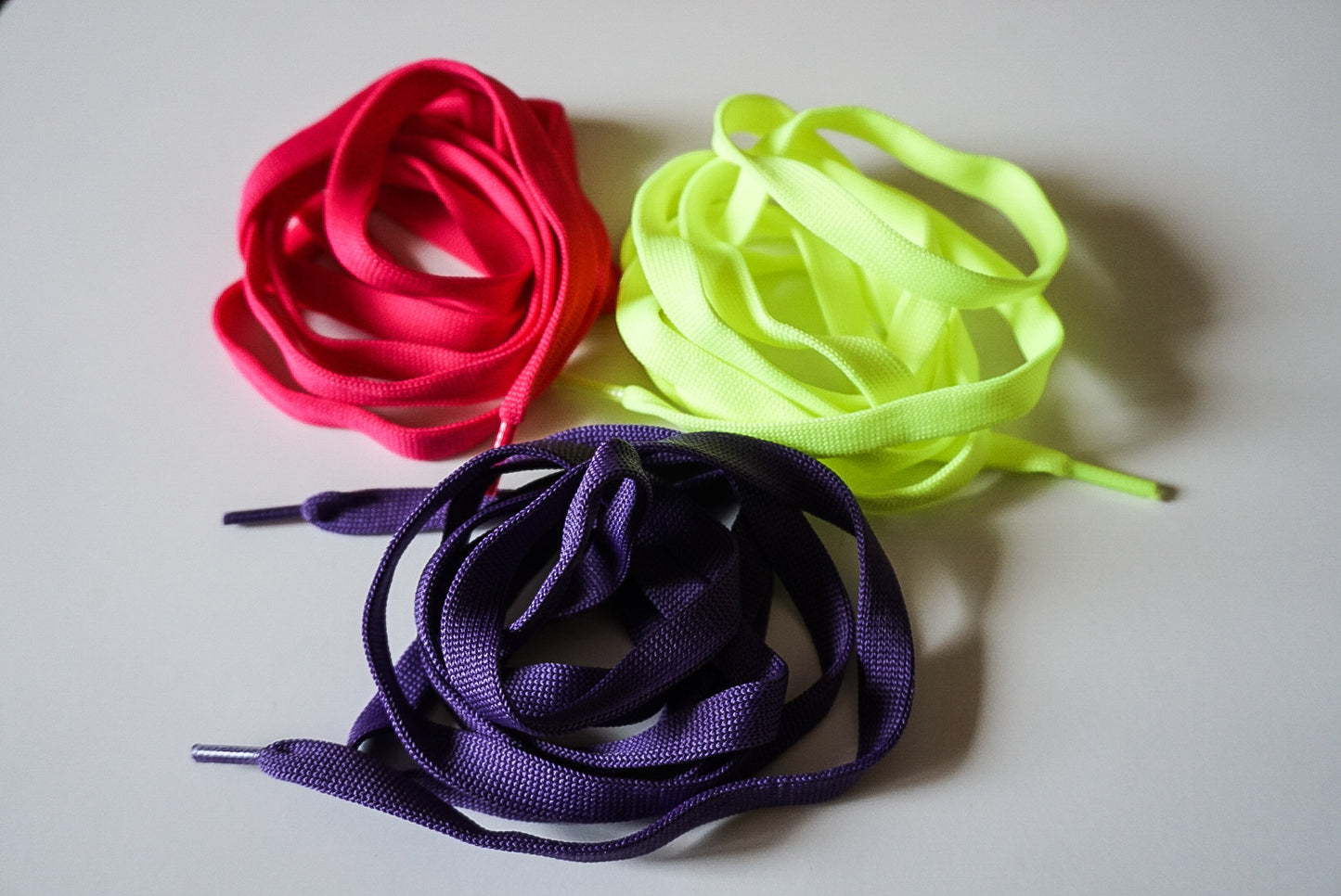 Replacement Laces flat Fuchsia Fluo
