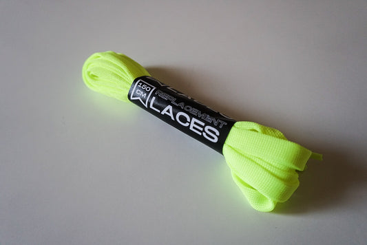 Replacement Laces flat Yellow Fluo