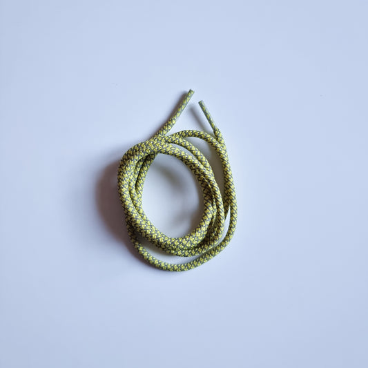 Round Reflective Yellow laces 100cm