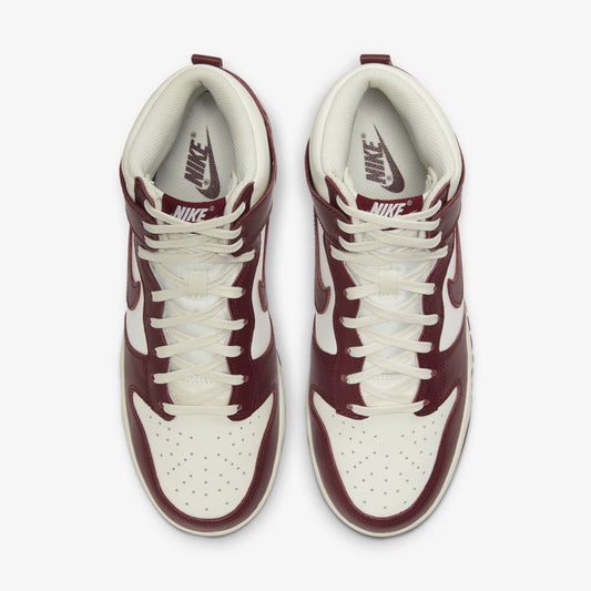 Nike Dunk High Sail "Team Red"