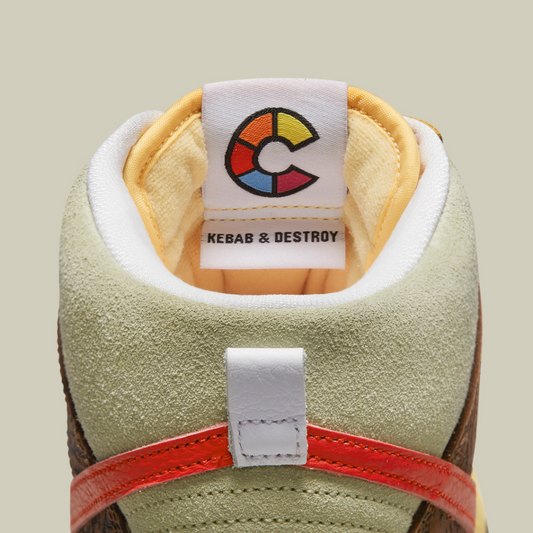Color Skates x Nike SB Dunk High “Kebab & Destroy”