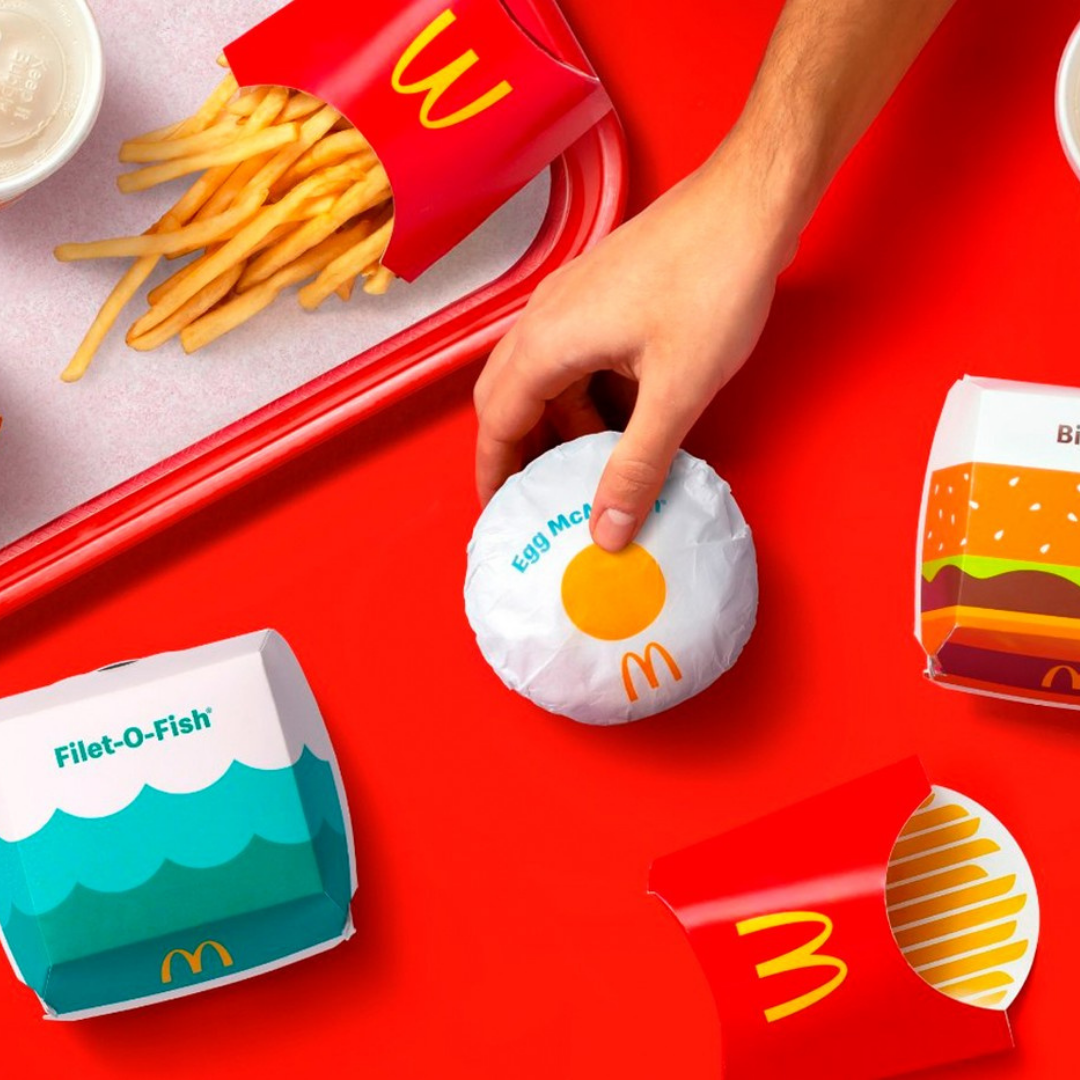 Επανασχεδιασμός συσκευασίας από McDonald's