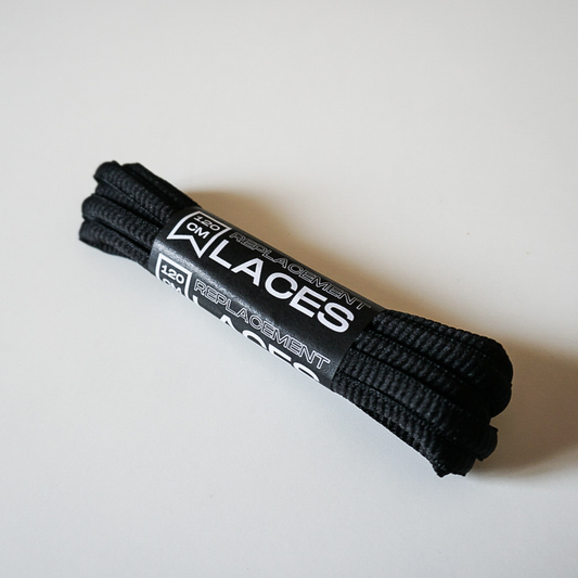 Replacement Laces Semi Round Black