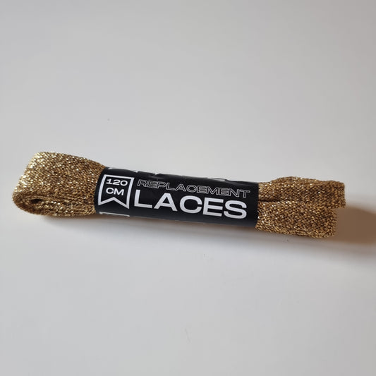 Replacement Laces Flat Gold