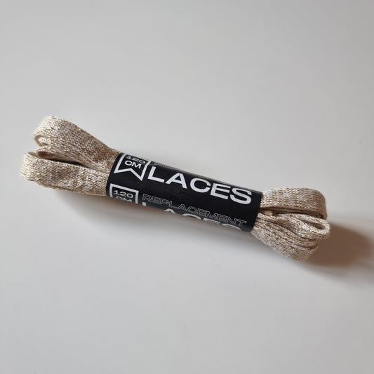 Replacement Laces Flat Beige-Gold