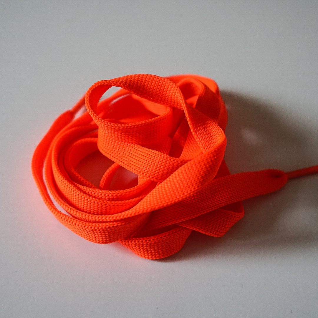 Replacement Laces flat Orange Fluo