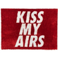 Sneaker Floor Mat KISS MY AIRS - red