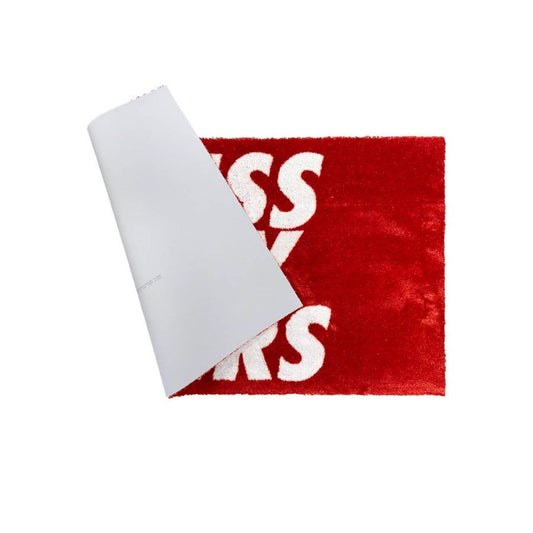 Sneaker Floor Mat KISS MY AIRS - red