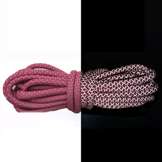 Pink 3M Reflective Rope Laces