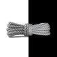 Round Reflective Light grey laces 100cm