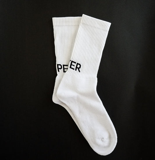 OVERHYPE socks white
