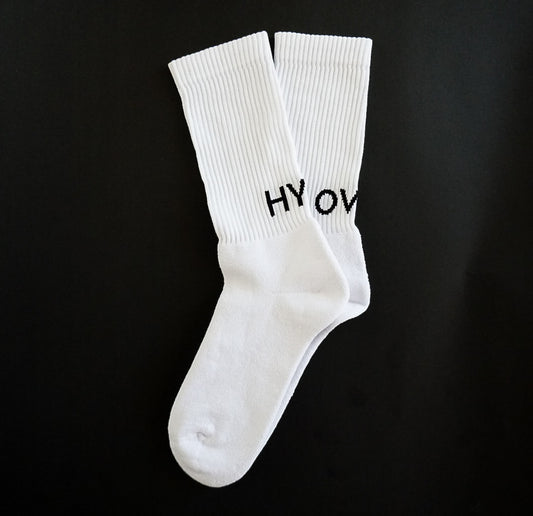 OVERHYPE socks white