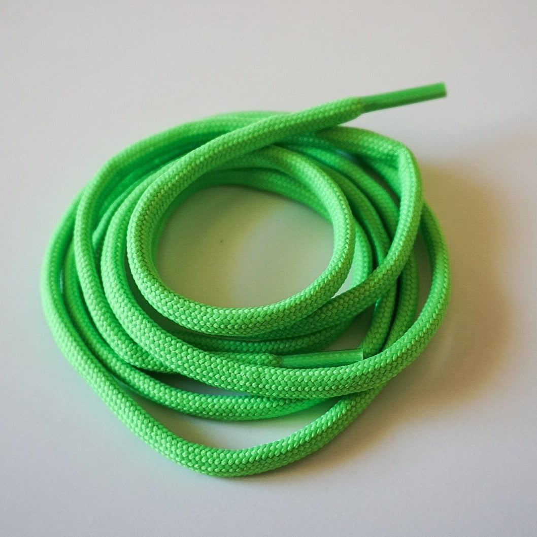 Replacement Laces Round Green Fluo