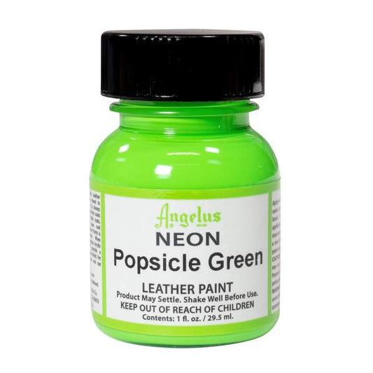 ANGELUS Neon Popsicle Green leather paint 29.5 ml